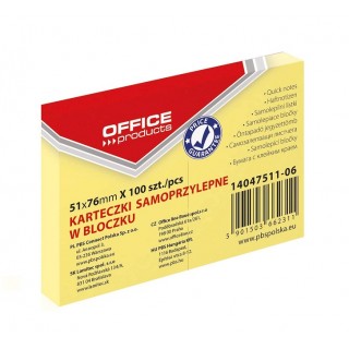 BLOCO DE NOTAS ADERENTE 51X76MM